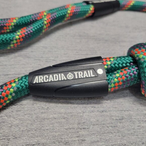 Arcadia Trail Paracord Rope Leash- Green - Picture 2 of 8